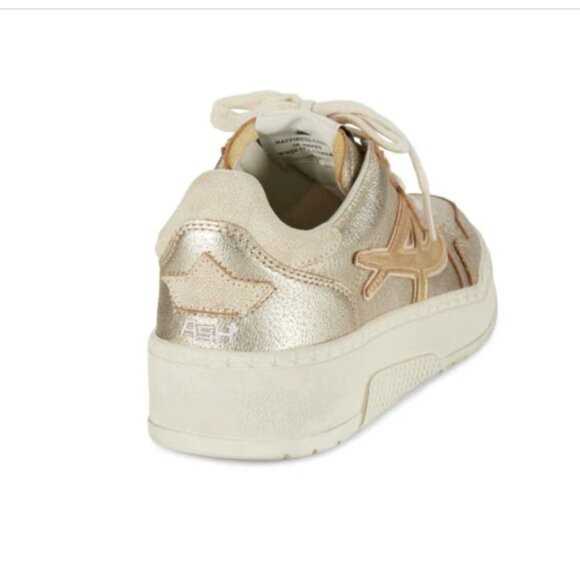 ASH - Starlight Metallic Leather Sneakers - Picture 3 of 9
